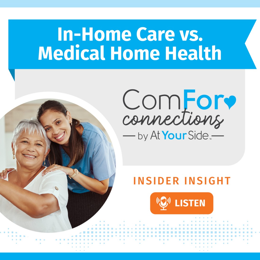Podcast Resources: Expanding Your Home Care Knowledge - AYS_Social_Media_Graphic__In-Home_Care_vs